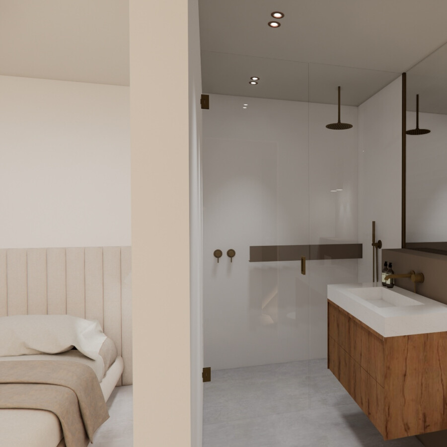 Render Borghuis Badkamer
