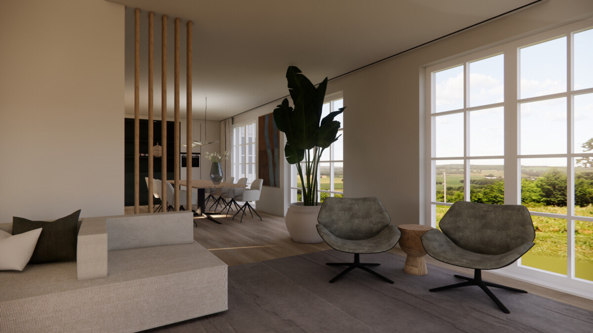 Render Vleuten zithoek 2