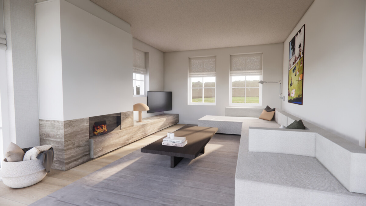 Renderbeeld vleuten salontafel