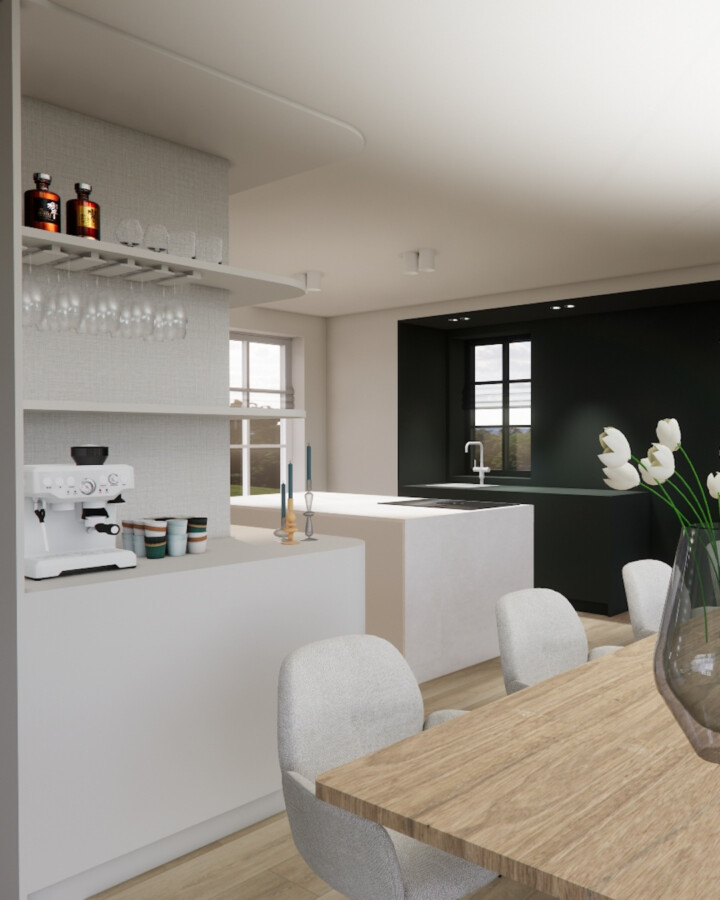 Render Vleuten koffiehoek