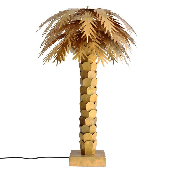 Tafellamp Palm Messing van HK Living