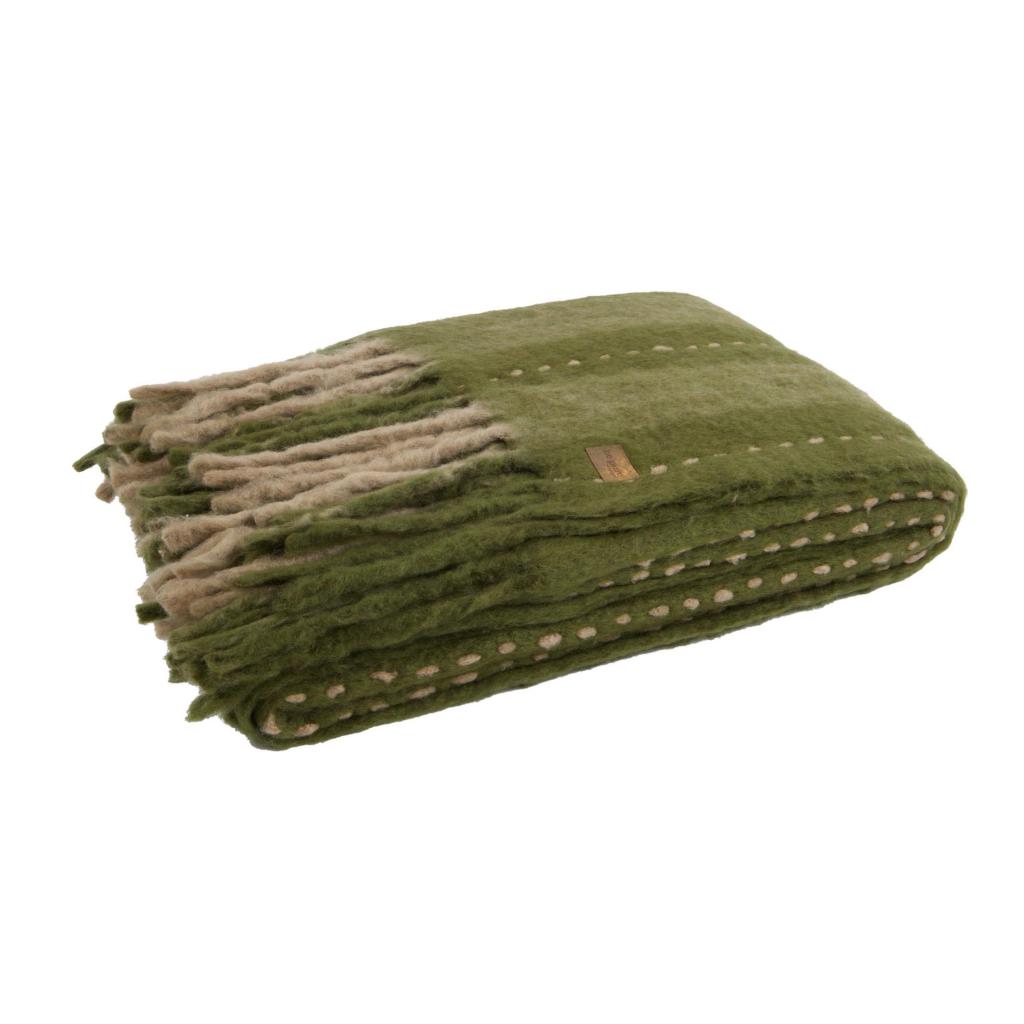 Hug Plaid Groen - BePureHome